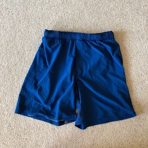 Blue lululemon men’s shorts small